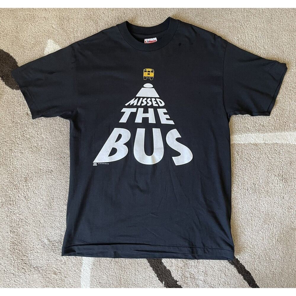 Vintage Kriss Kross Missed the Bus Single Stitch Shirt Size Large 1992 RARE RAP
